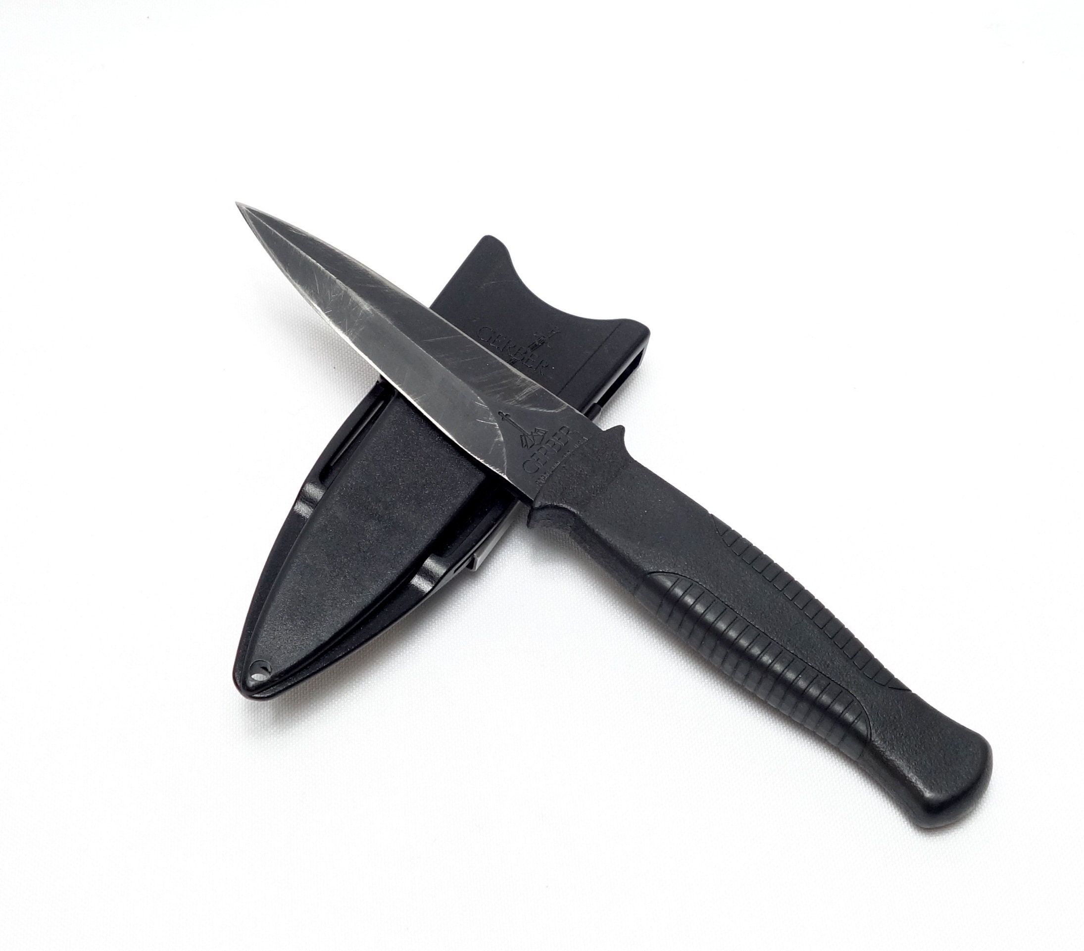 1980's Gerber Guardian Back Up Boot Knife Dagger & Original 1980's Gerber Guardian Back Up Boot Knife Dagger & Original