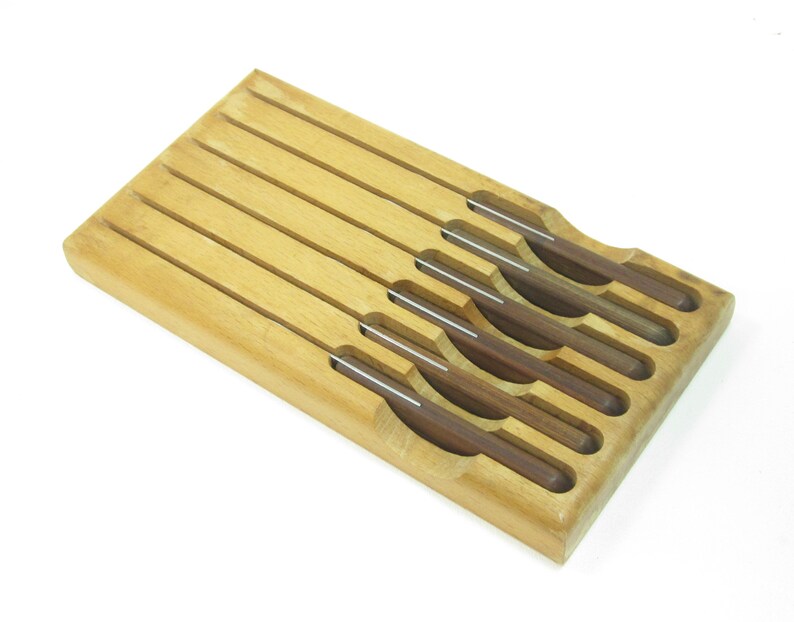 Vintage Boker Tree Brand 6 Piece Semiserrated Steak Knife Set Etsy