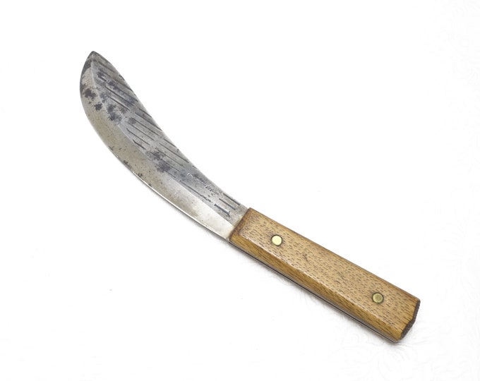 Vintage Kabar 2751 Smooth Bone Handle Full Tang Boot Knife Kabar