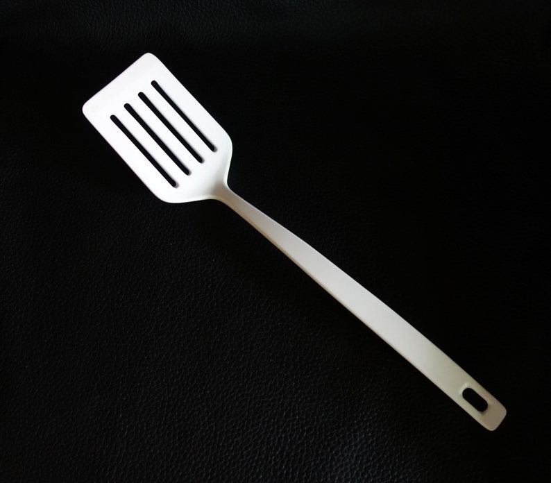 Cooking Utensils Home & Garden 11Inch White Melamine Slotted Turner Spatula whitedentalclinic.jp