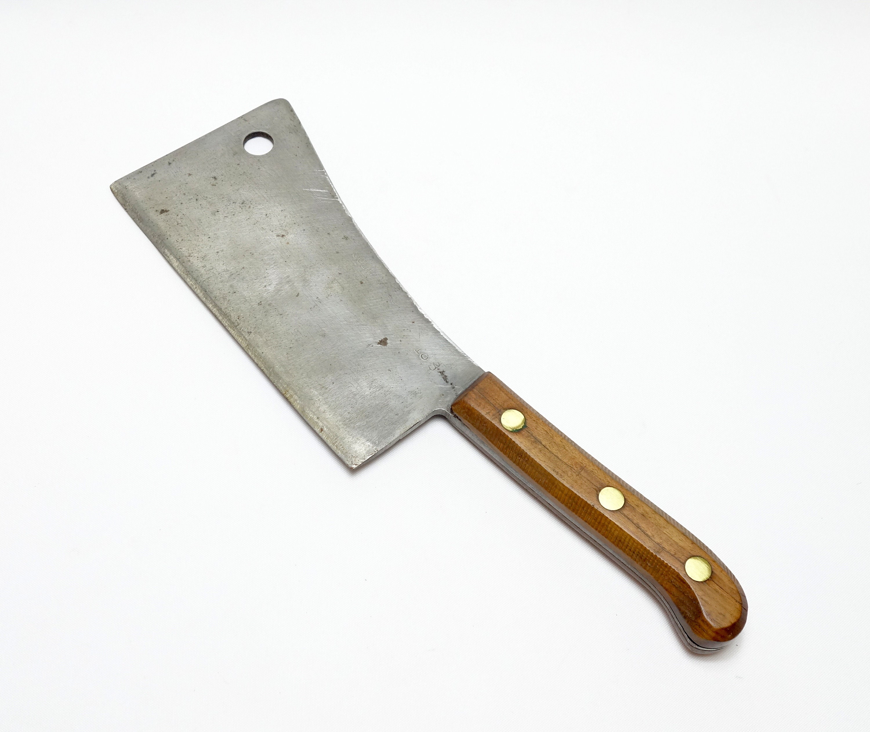 Gustav Emil Ern Meat Cleaver Butcher Solingen Germany 13 8 Blade