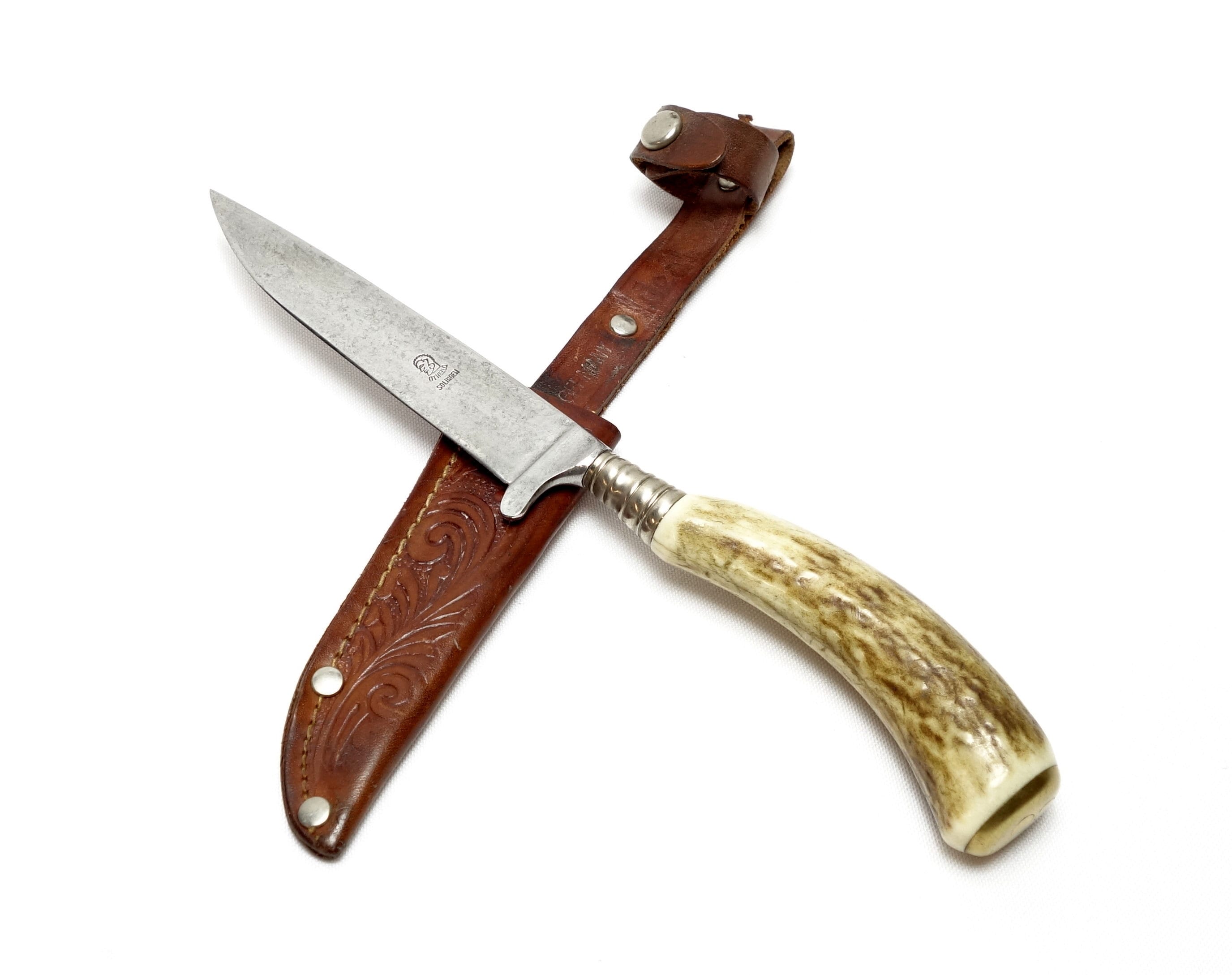 カービングナイフセット othello anton wingen jr 鹿の角