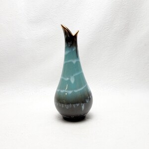 Mid Century Carstens Tonnieshof West Germany Drip Glaze Bud Vase 
