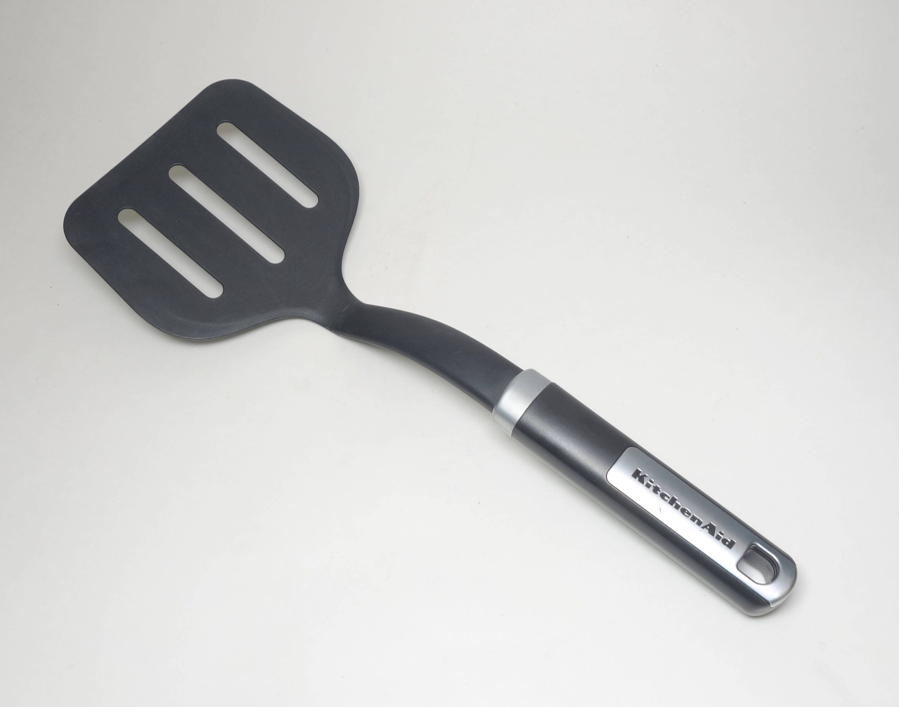 Vintage Kitchenaid Black Nylon Slotted Wide Head Spatula Black Turner Black Plastic Flipper Spatula Turner Kitchenaid Spatula Turner 