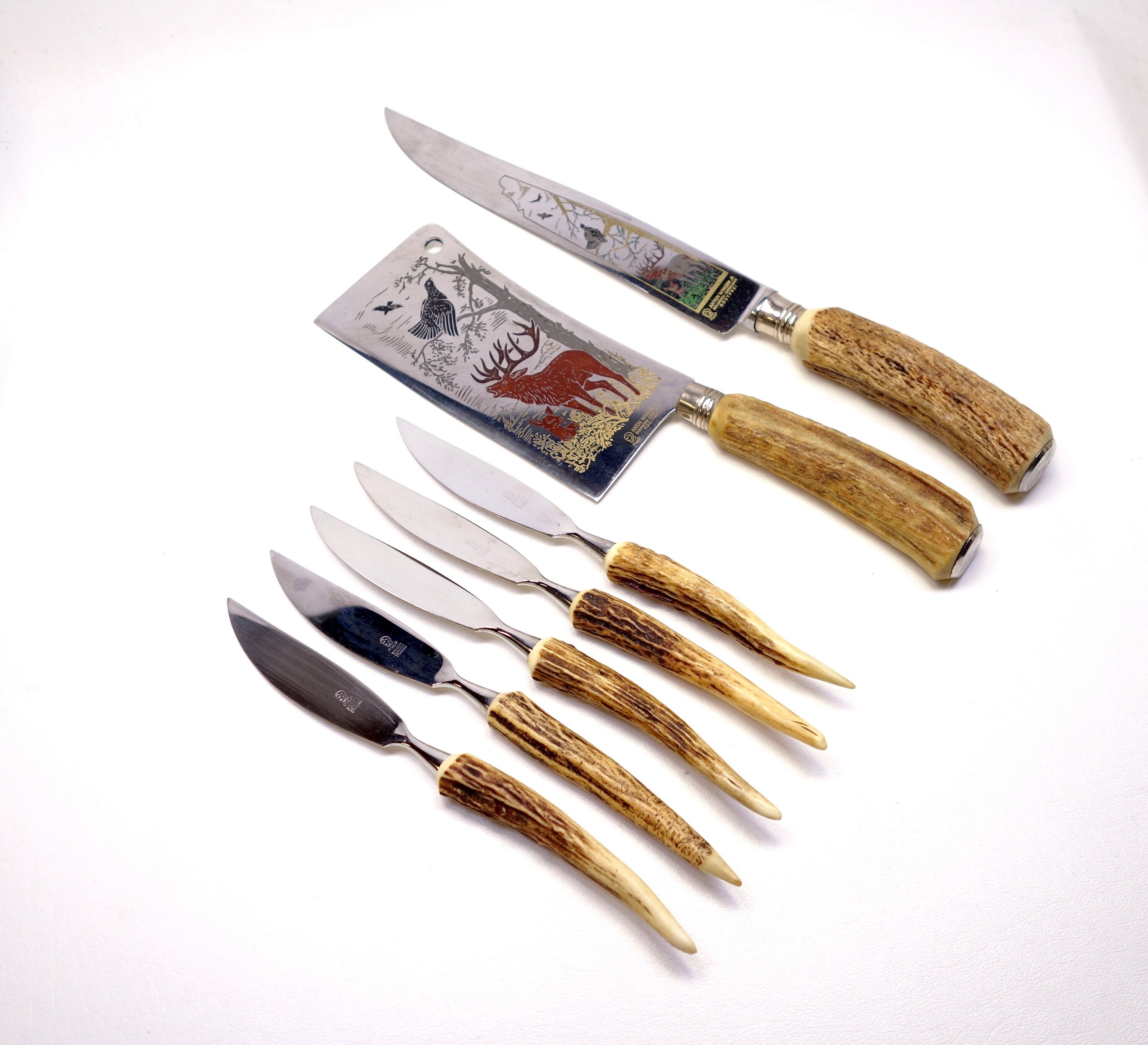 Vintage Othello Anton Wingen Jr. Rostfrei Solingen Germany 7 Piece  