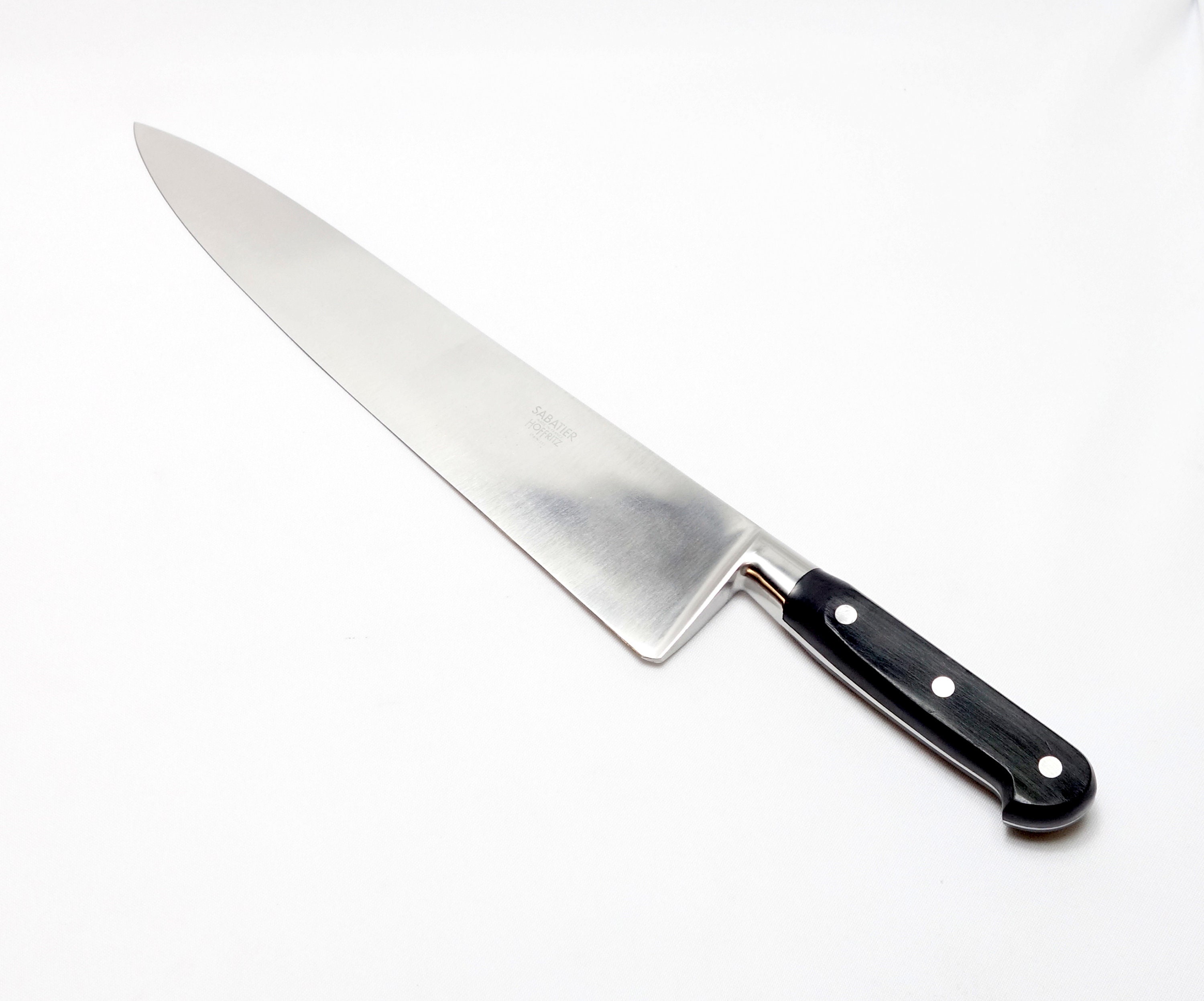  Hoffritz Commercial German Steel Steak Knife Set with Non-Slip  Handle, 4-Piece, Navy : Everything Else