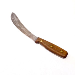Vintage Chicago Cutlery USA 96N6 Forged Carbon Steel Full Tang Walnut Scales Classic Lamb Skinner Trade Hunting Knife
