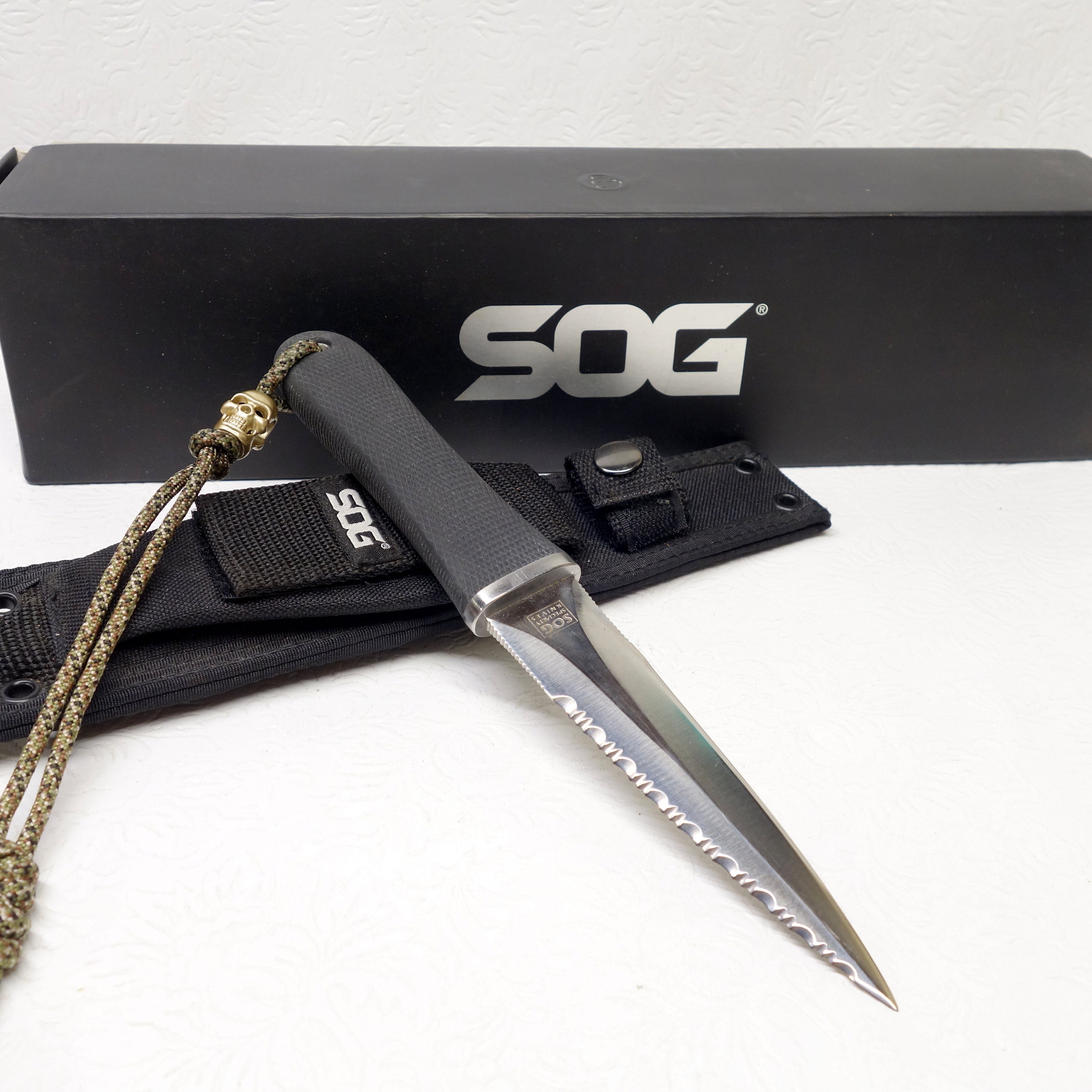 Vintage HTF SOG Specialty Knives S14-N Pentagon Seki Japan