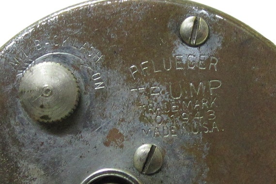 1950's Pflueger Trump Model No. 1943 Bait-cast Level Wind Anti