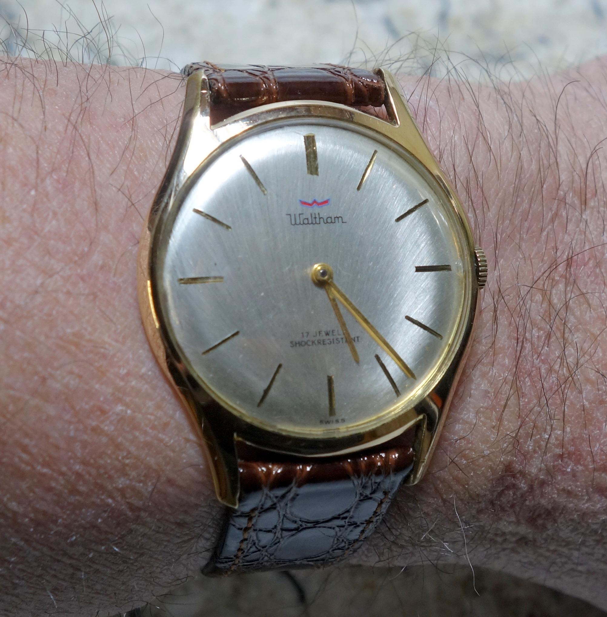 WALTHAM ゴールド 腕時計 メッシュバンド12k gf 44160.26 WALTHAM ゴールド 腕時計 メッシュバンド12k gf 44160.26 時計