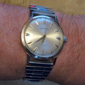 1959 Swiss Hamilton Thin-o-matic T-501 Stainless Steel 17 Jewel Grade 663 Micro Rotor Automatic Gents Wristwatch With Hamilton Box