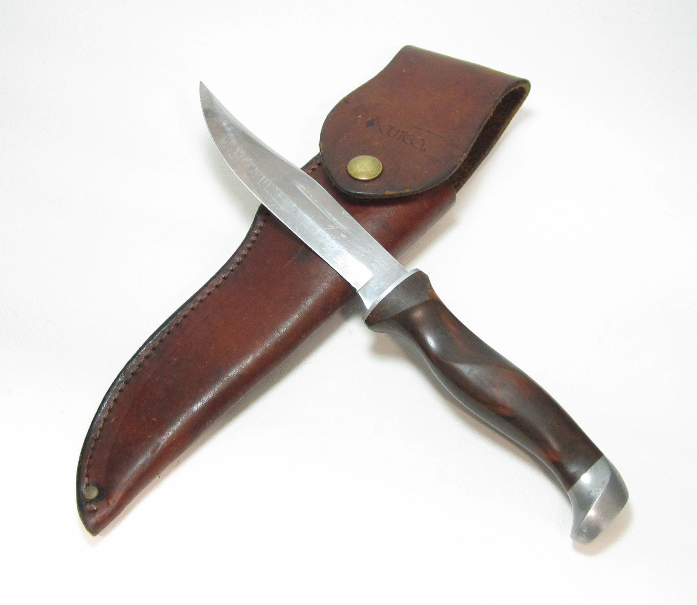 Vintage Cutco 1769 High Carbon Stainless Full Hidden Tang Straight