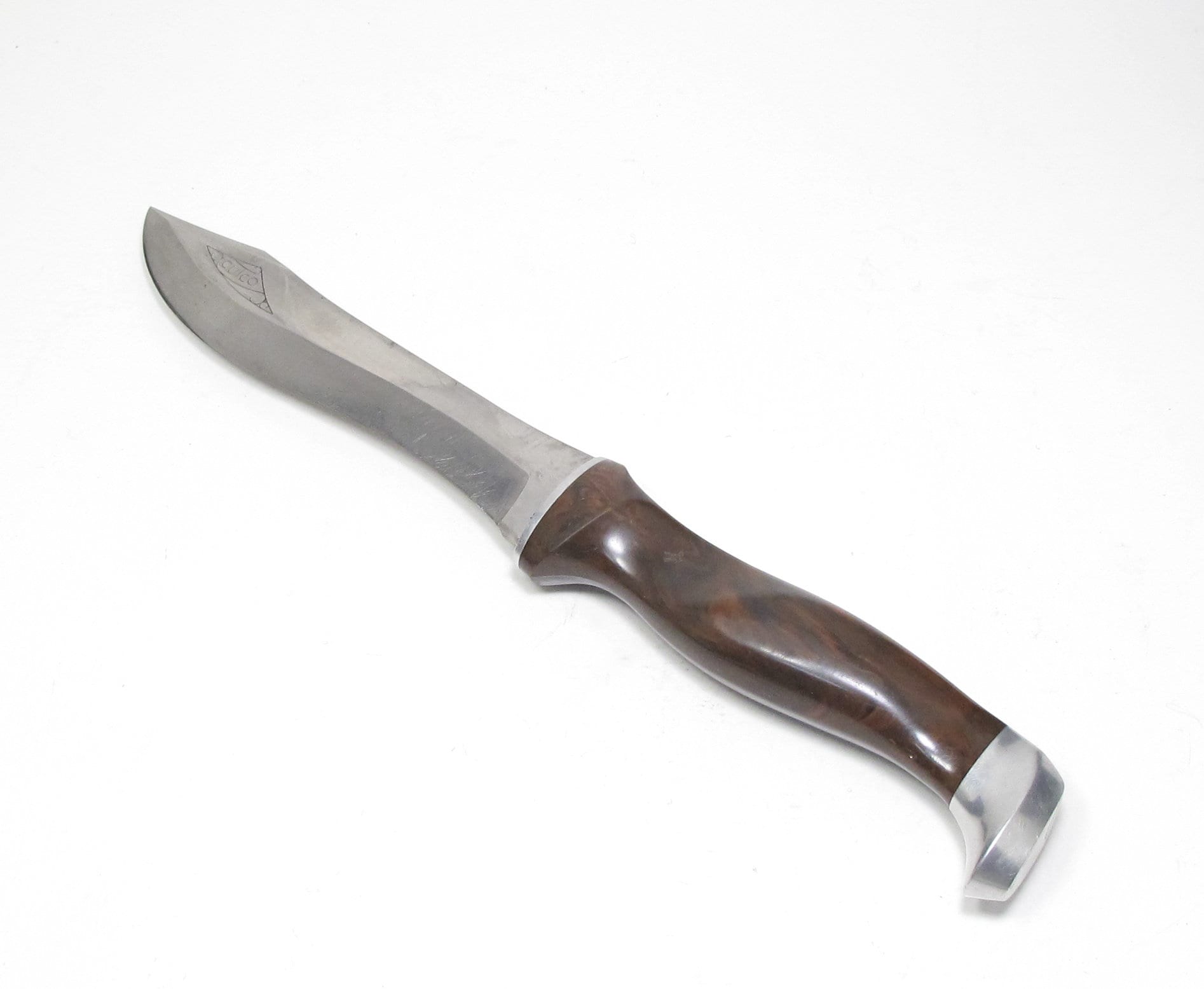 Rare Cutco USA 1882 Bullwhip Knife Aluminum Handle Plain Edge