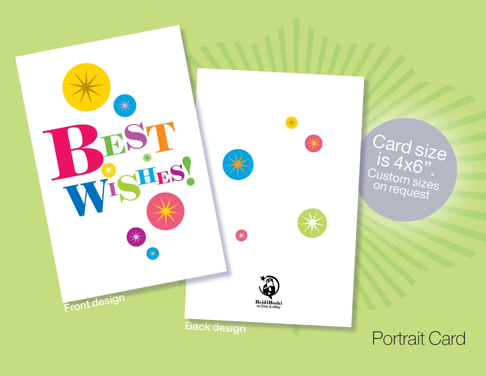 Printable BEST WISHES Cards Instant Download Best Wishes - Etsy