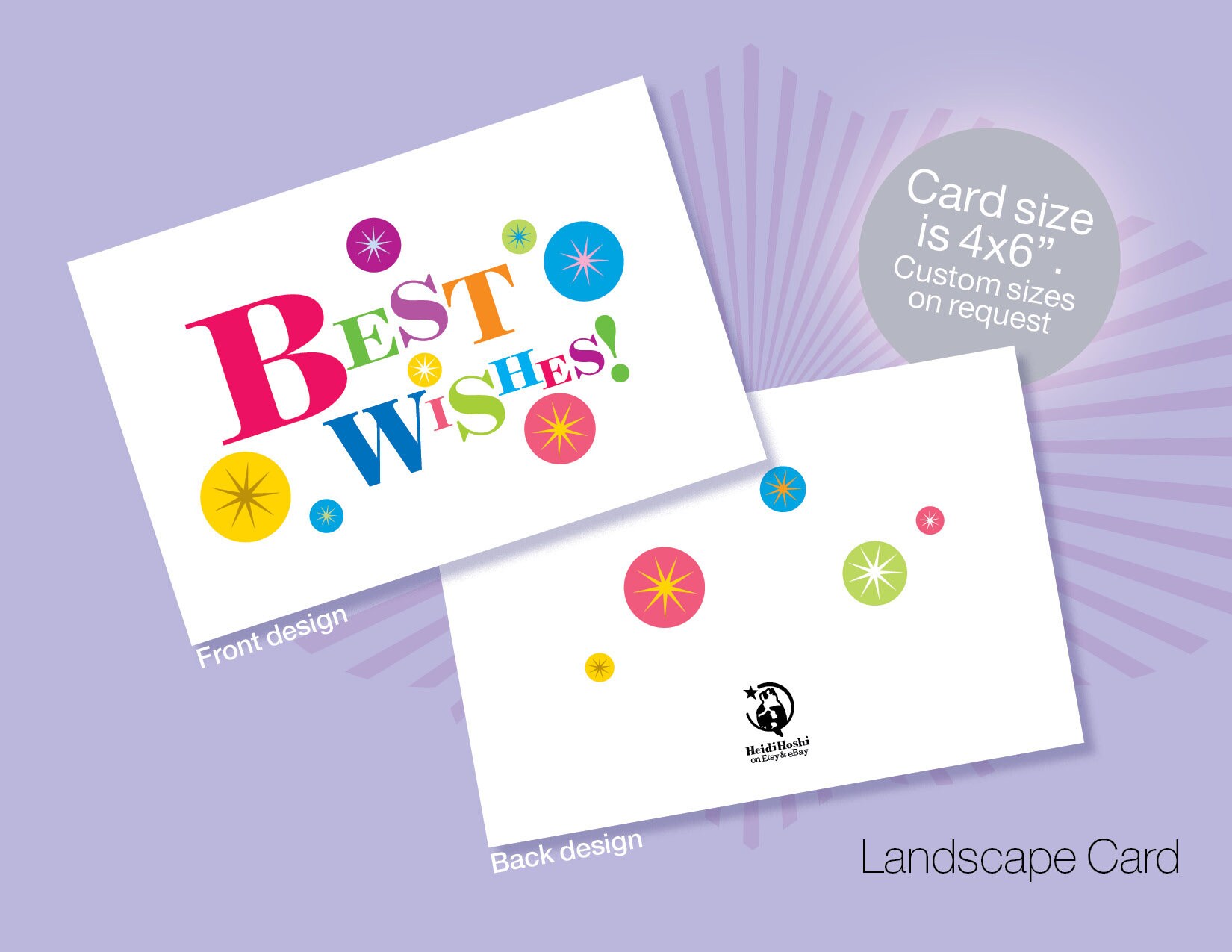 Printable BEST WISHES Cards, Instant Download Best Wishes Cards ...
