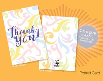 Printable THANK YOU Cards, Instant download Thank You cards, Baby Shower Thank You Card, Wedding Thank You Cards, Appreciation Cards