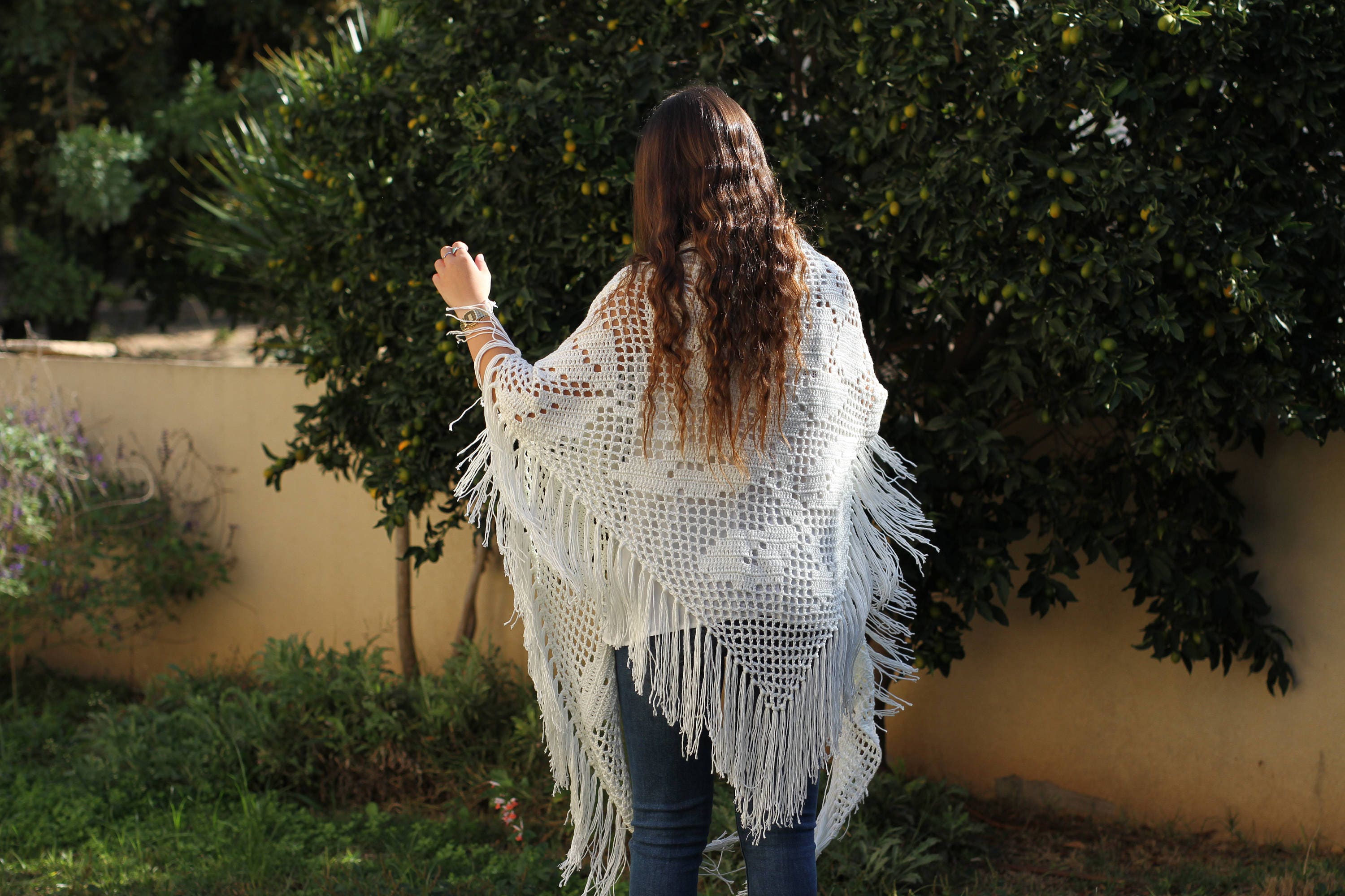 ivory evening wrap
