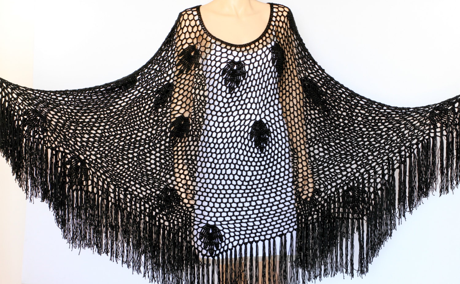 black lace shawls and wraps