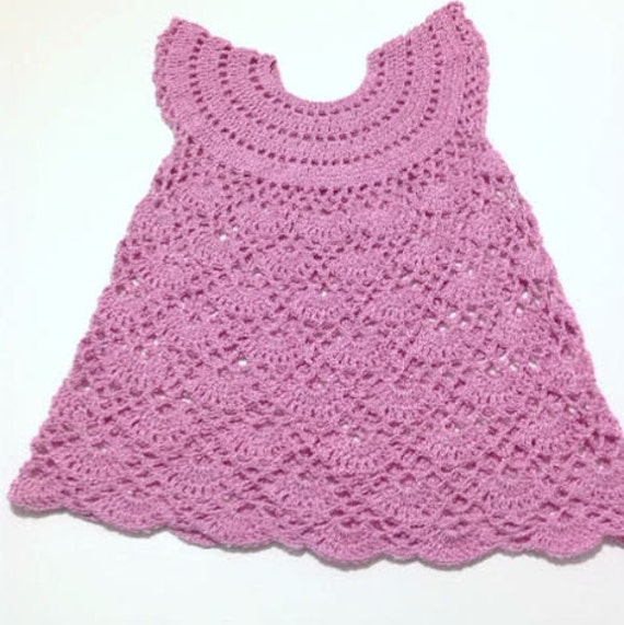 crochet dress for 3 years old girl