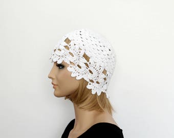 Wedding Hat White Hat  Beanie Winter Hat Beanie Women Hat Caps and Beanies Winter Cap Winter Beanie Hand knitted hat Knitted