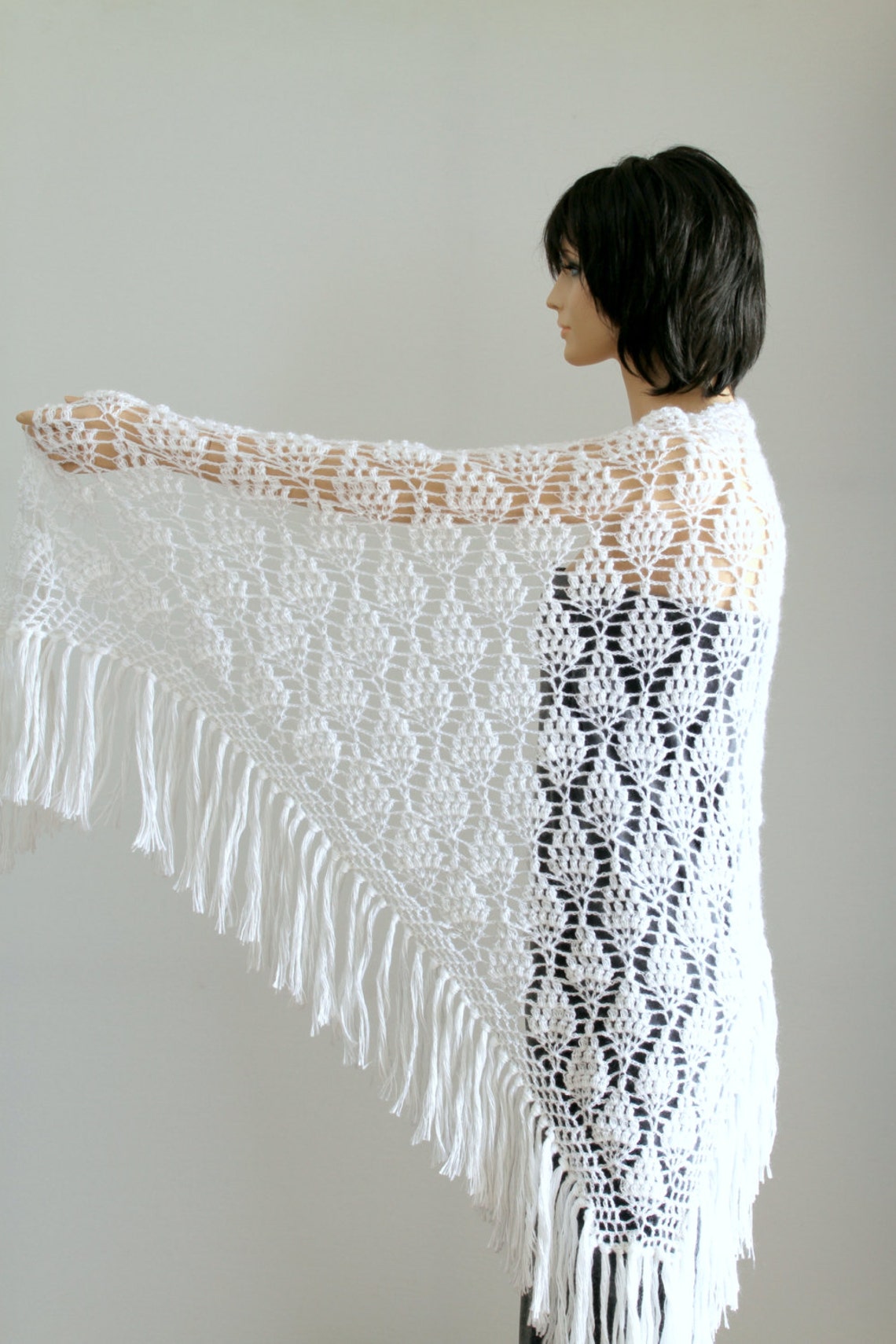shawl wrapping designs for wedding