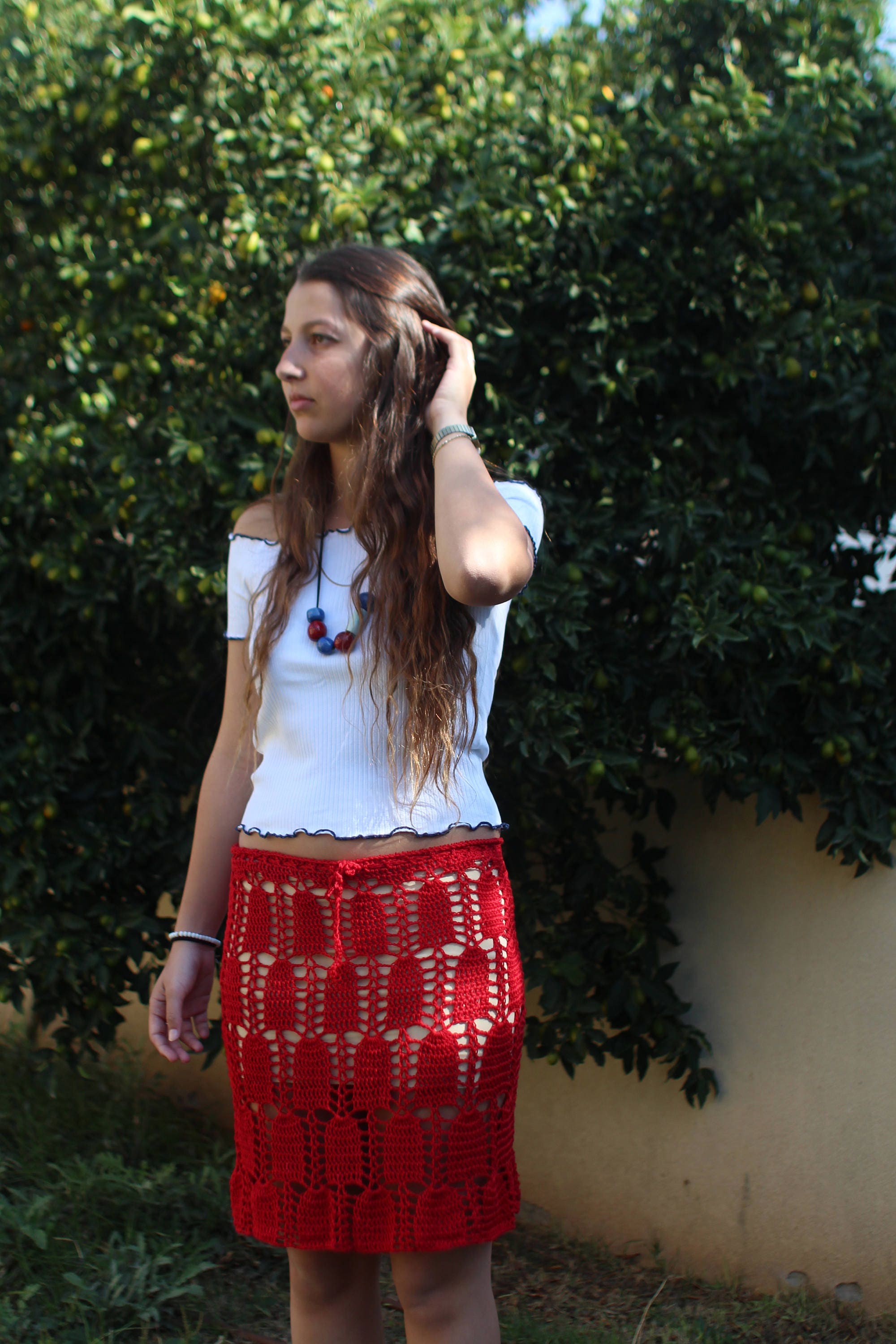festival knit skirt