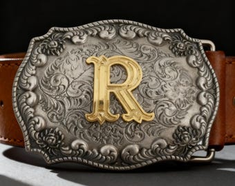 Hebilla de cinturón con letras, hebilla de cinturón con iniciales, hebilla de cinturón con monograma, hebilla de cinturón con iniciales personalizadas, hebilla de cinturón de metal, hebilla de cinturón de vaquero