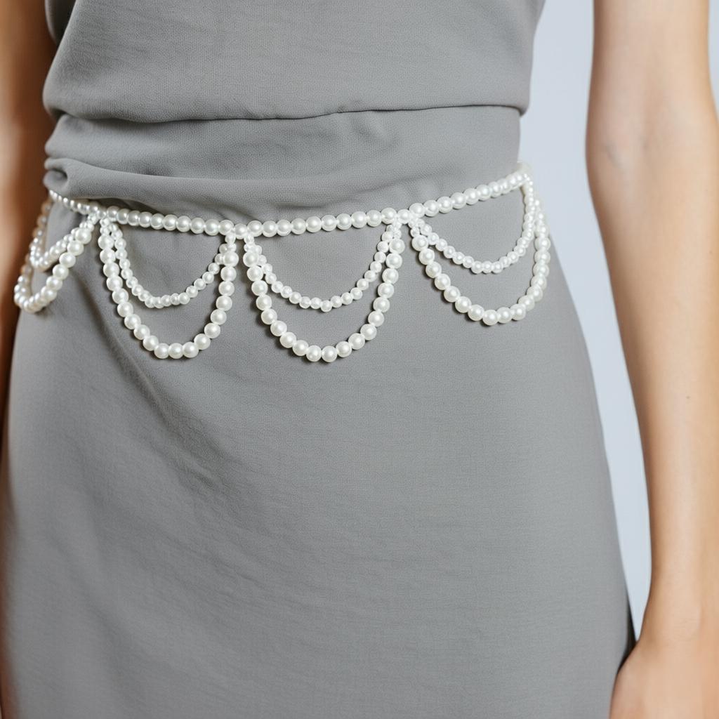 Pearl Waist Belt - Etsy display picture 3