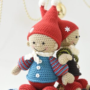 PATTERN Jester the Christmas gnome crochet pattern, amigurumi pattern, crochet doll, christmas gifts, DIY, 3 languages image 8