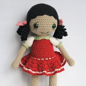 Anita amigurumi crochet doll pattern, PDF, downloadable, printable, tutorial, recipe image 6