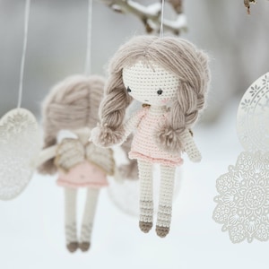 Amigurumi angel doll pattern Little angel doll crochet toys, printable pdf, tutorial, DIY image 2