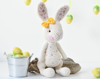 PATTERN - Candy bunny - crochet pattern, amigurumi pattern, bunny, Easter, decorations, DIY, 5 languages