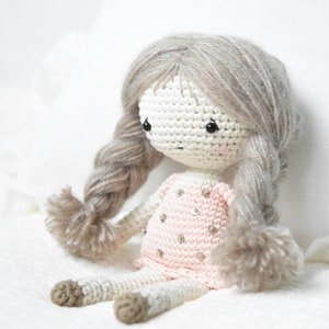 Amigurumi angel doll pattern Little angel doll crochet toys, printable pdf, tutorial, DIY image 1