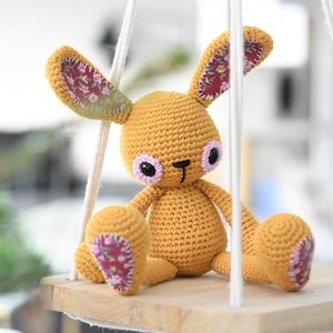 Amigurumi bunny pattern - Sweet Childhood Bunny - printable pdf, crochet tutorial, DIY