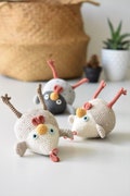 Amigurumi Hen Pattern - Silly Stupid Hen Crochet Pattern (PDF)