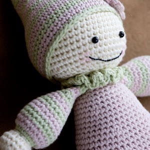 PATTERN Cuddly-baby amigurumi pattern, crochet pattern, doll pattern, amigurumi baby doll, crochet dolls, DIY, 5 languages image 4