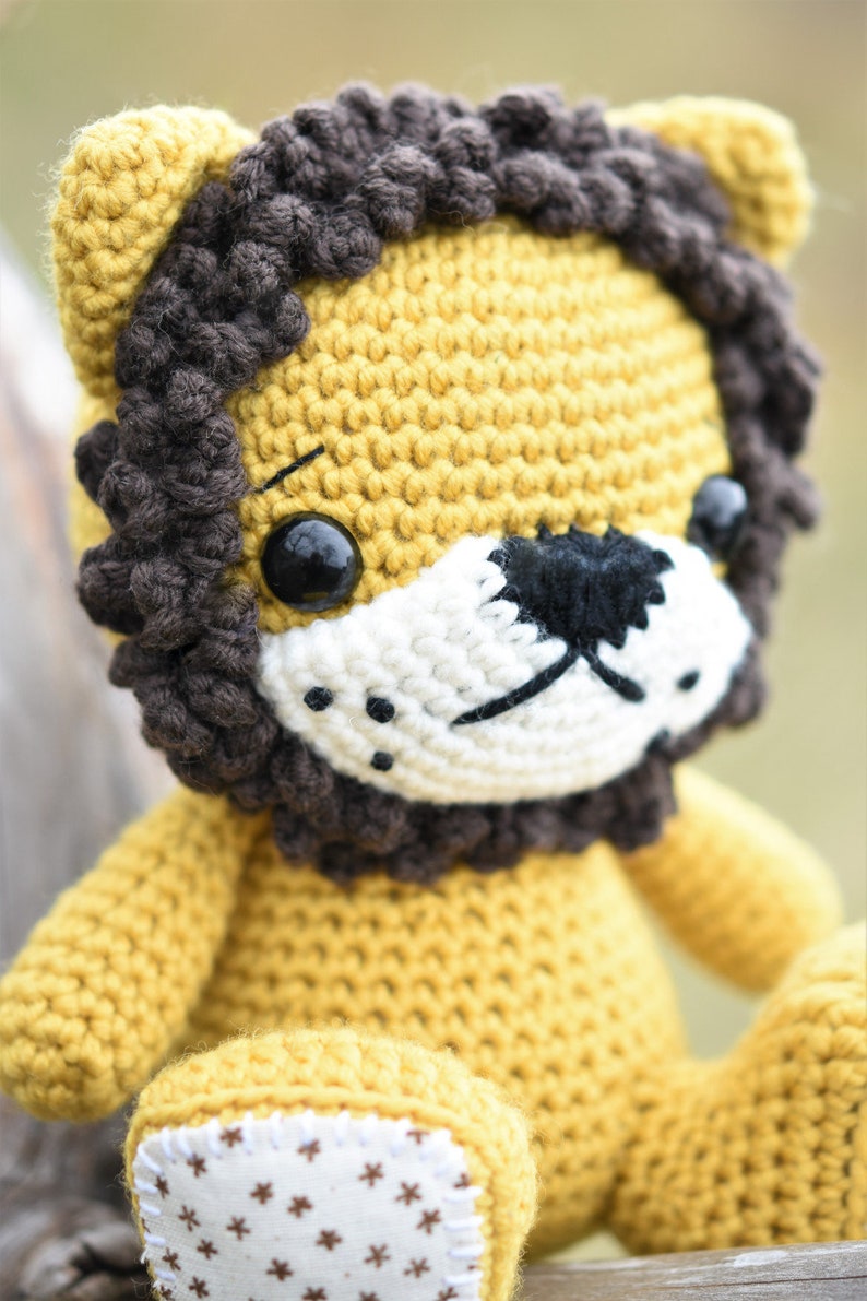 Amigurumi Lion Pattern Luca the Lion Crochet Tutorial Etsy