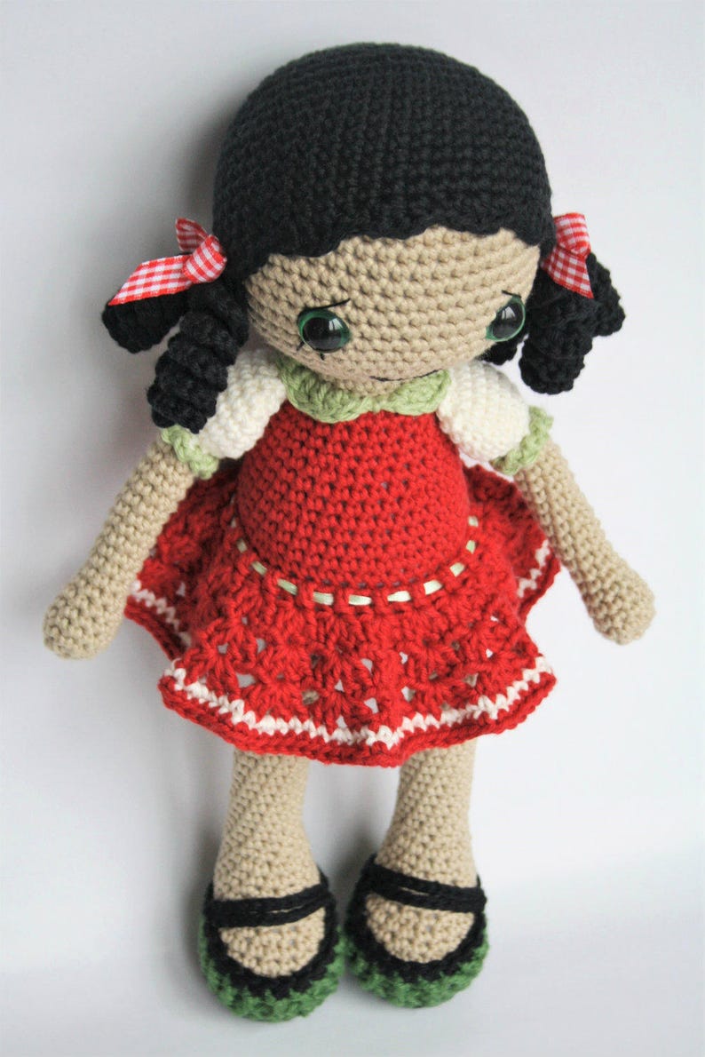 Anita amigurumi crochet doll pattern, PDF, downloadable, printable, tutorial, recipe image 10
