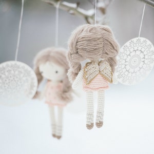 Amigurumi angel doll pattern Little angel doll crochet toys, printable pdf, tutorial, DIY image 3