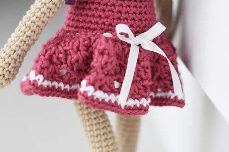 Anita amigurumi crochet doll pattern, PDF, downloadable, printable, tutorial, recipe image 4