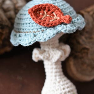 PATTERN Mushroom rattle amigurumi crochet pattern, downloadable pdf, baby gift, DIY image 3