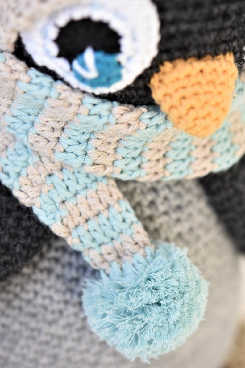 PATTERN Pompom hat penguin amigurumi pattern, crochet pattern, penguin pattern, DIY, 5 languages image 9