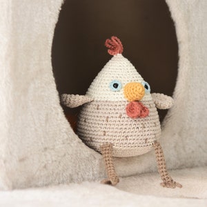 Patron de poule amigurumi Poule stupide tuto crochet, pdf imprimable, DIY image 7