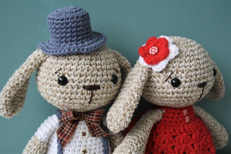 Crochet Boy Rabbit Pattern Amigurumi Boy Bunny, Crochet Pattern - Mister Bunny - Printable Pdf ...