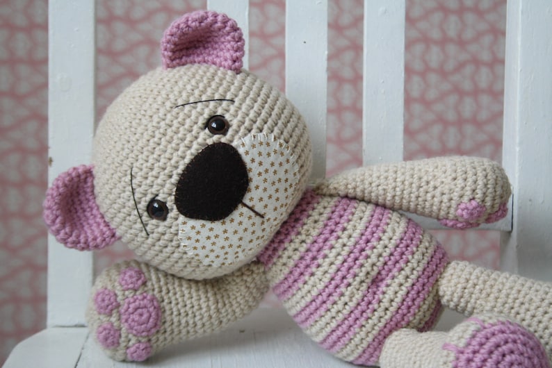 PATTERN Tummy Teddy crochet pattern, amigurumi pattern, teddy bear pattern, crochet teddy bear, amigurumi teddy bear, DIY, 5 languages image 4