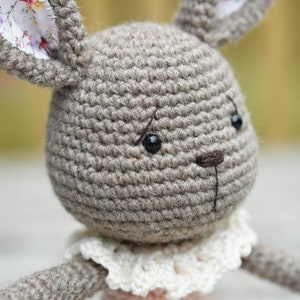 PATTERN Lace collar bunny crochet pattern, amigurumi pattern, bunny pattern, amigurumi bunny, crochet bunny, DIY image 7
