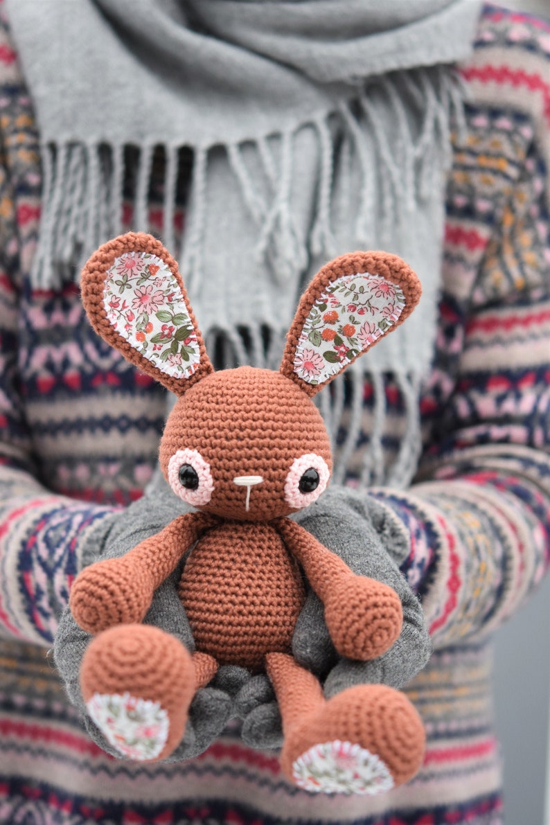 Amigurumi bunny pattern Sweet Childhood Bunny printable pdf, crochet tutorial, DIY image 3
