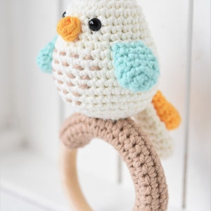 Amigurumi Bird Baby Rattle Crochet Pattern – 5 Languages (PDF Pattern ...