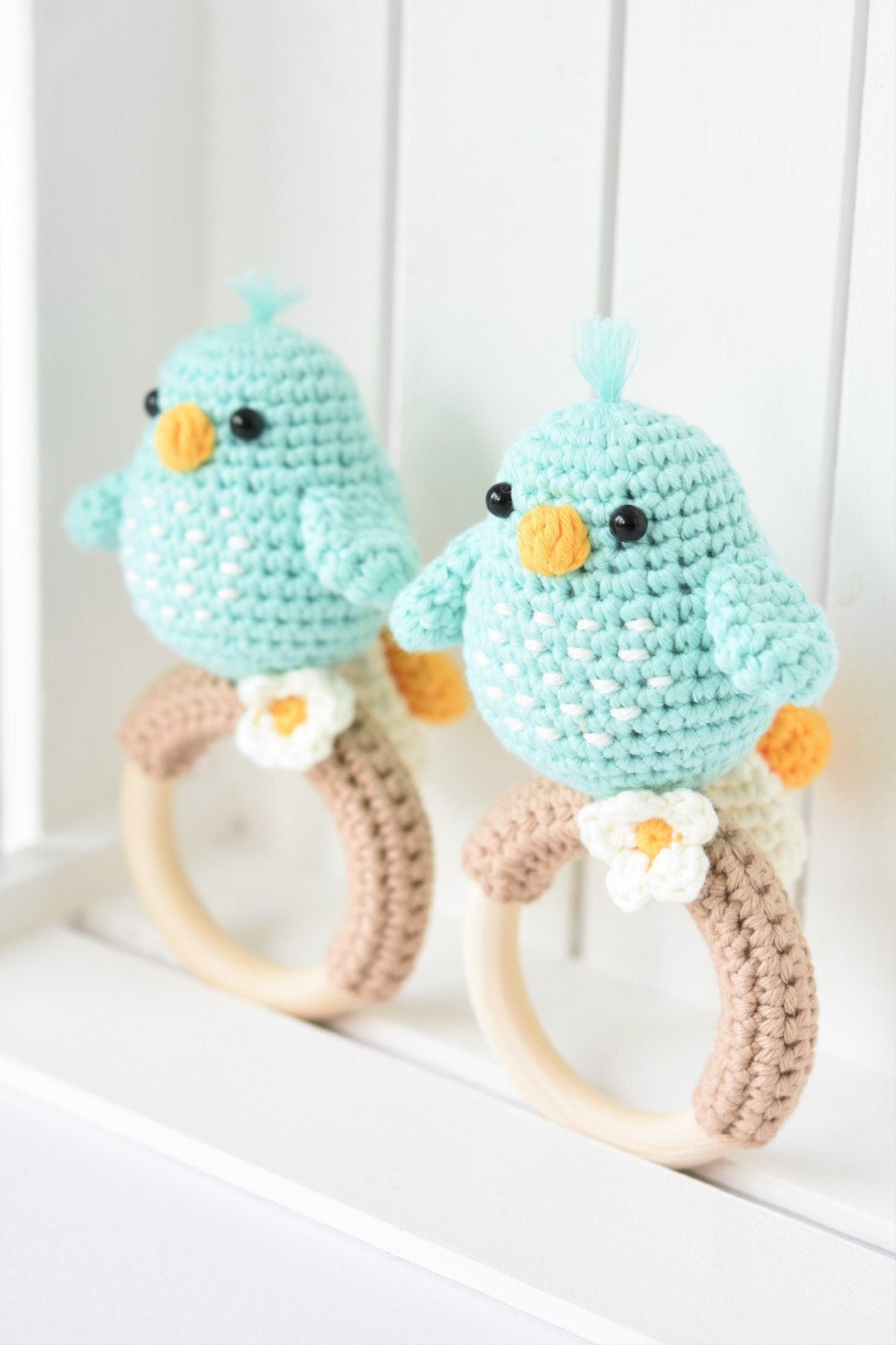 Amigurumi Bird Baby Rattle Crochet Pattern – 5 Languages (PDF Pattern ...