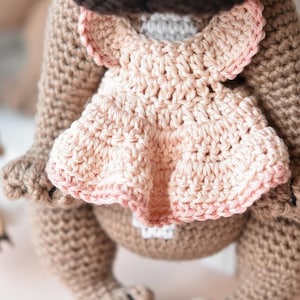 Bulldog Francés Amigurumi patrón pug crochet, pdf imprimible, tutorial, DIY imagen 4